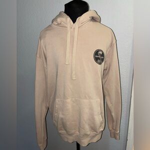 Shelby GT 350 Mustang Graphic Hoodie Tan Pullover Sweatshirt Size XS pre owned